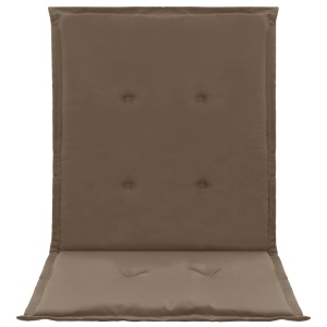 Perne scaun de grădină, 2 buc., gri taupe, 100 x 50 x 3 cm - Img 4