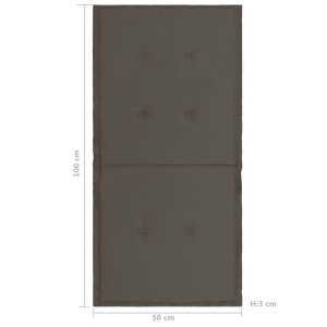Perne scaun de grădină, 4 buc., antracit, 100 x 50 x 3 cm - Img 6