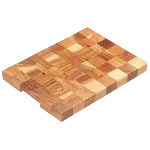 Placă de tocat, 40 x 30 x 3,8 cm, lemn masiv de acacia - Img 12