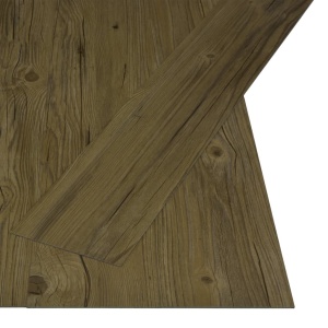 Plăci autoadezive pardoseală maro PVC 4,46 m² 3 mm - Img 2