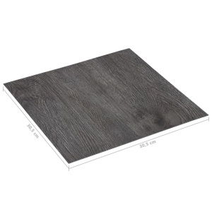 Plăci de pardoseală autoadezive, maro, 5,11 m², PVC - Img 5