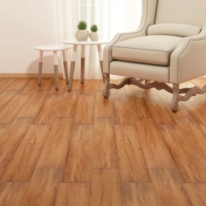 Plăci de pardoseală autoadezive, ulm natural, 5,02 m², 2 mm PVC - Img 2