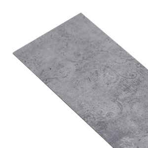 Plăci de pardoseală, gri ciment, 5,26 m², PVC, 2 mm - Img 6