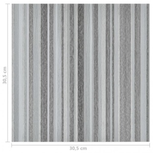 Plăci pardoseală autoadezive 55 buc. gri deschis PVC 5,11 m² - Img 10