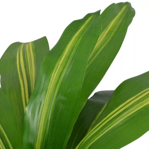 Plantă Dracena artificială cu ghiveci, 90 cm, verde - Img 2