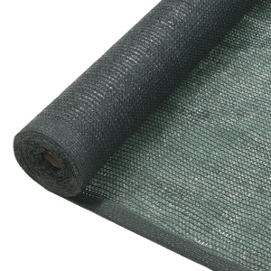 Plasă protecție vizuală, verde, 2 x 50 m, HDPE