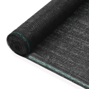 Plasă teren de tenis, negru, 1,6 x 100 m, HDPE