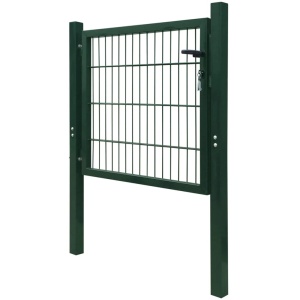 Poartă 2D pentru gard (simplă) 106 x 130 cm, verde - Img 3