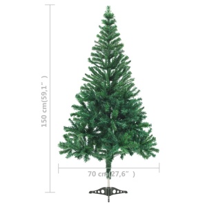 Pom de Crăciun artificial cu suport, 150 cm, 380 ramuri - Img 6