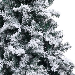 Pom de Crăciun artificial cu zăpadă, verde, 240 cm, PVC - Img 4
