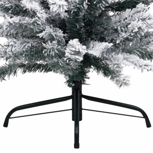 Pom de Crăciun artificial subțire cu zăpadă verde 240 cm PVC - Img 6