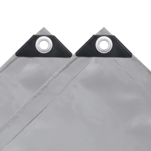Prelată 650 g/m² 4 x 7 m Gri - Img 4