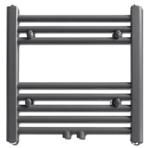 Radiator port-prosop incălzire centrală baie, drept, 480 x 480 mm, gri - Img 2