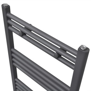 Radiator port-prosop incălzire centrală baie, drept, 600x1160 mm, gri - Img 3