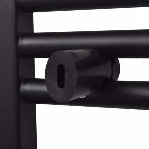 Radiator port-prosop incălzire centrală baie, drept, 600x764 mm, negru - Img 5