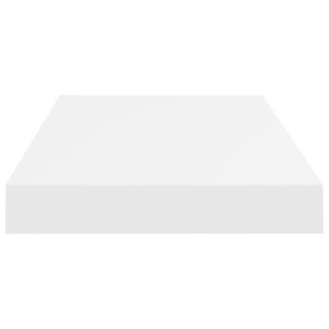 Raft de perete suspendat, alb, 50x23x3,8 cm, MDF - Img 8