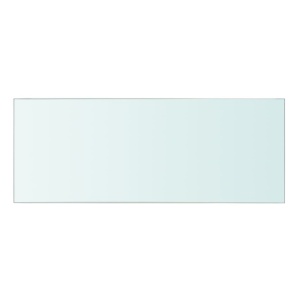 Rafturi, 2 buc., 40 x 15 cm, panouri sticlă transparentă - Img 3