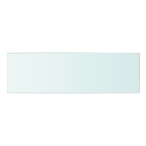 Rafturi, 2 buc., 50 x 15 cm, panouri sticlă transparentă - Img 3