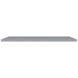 Rafturi de perete suspendate, 2 buc., gri, 120x23,5x3,8 cm, MDF - Img 8