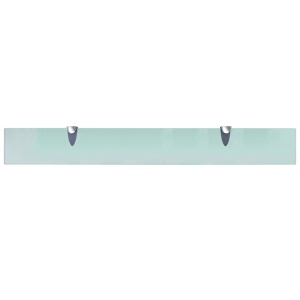 Rafturi suspendate, 2 buc., 80 x 10 cm, sticlă, 8 mm - Img 4