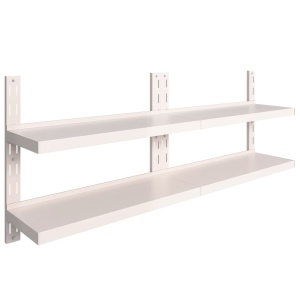 Rafturi suspendate 2 niveluri 2 buc. 200x30 cm oțel inoxidabil - Img 2