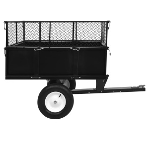 Remorcă basculantă tractor de tuns gazon, incărcătură 300 kg - Img 3