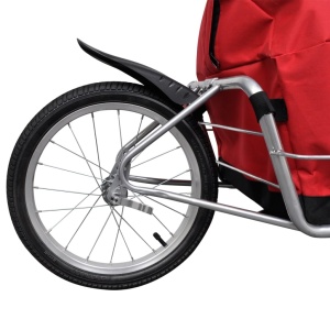 Remorcă cargo de bicicletă cu o roată și geantă de depozitare - Img 6