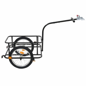 Remorcă de bicicletă pentru mărfuri, 50 L, negru - Img 7