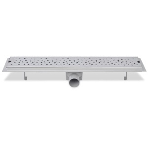 Rigolă duș liniară, model bule, oțel inoxidabil, 630 x 140 mm - Img 8