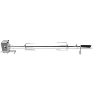 Rotisor cu motor profesional pentru BBQ, oțel, 900 mm - Img 2