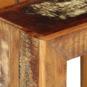 Scaun, 40x30x40 cm, lemn masiv reciclat - Img 5