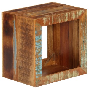 Scaun, 40x30x40 cm, lemn masiv reciclat - Img 9
