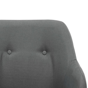 Scaun balansoar, gri deschis, material textil - Img 6
