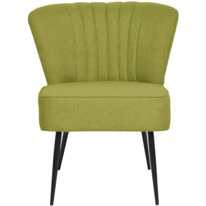 Scaun cocktail, verde, material textil - Img 3