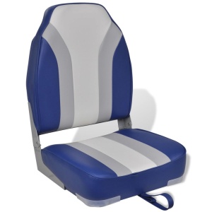 Scaun pliabil cu spătar inalt pentru barcă