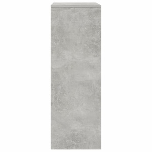 Servantă cu 6 sertare, gri beton, 50 x 34 x 96 cm, PAL - Img 6