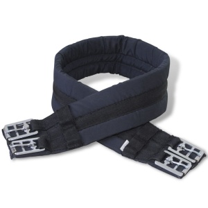 Set echitație 5-in-1 cu șa 40,5 cm din piele naturală, Negru - Img 9