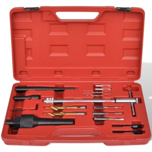Set extractor bujii reparare filet 16 piese Audi Seat VW Mercedes Opel - Img 3