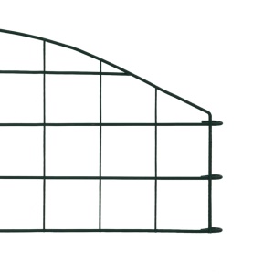 Set gard de iaz arcuit, verde, 77,3 x 26 cm - Img 4