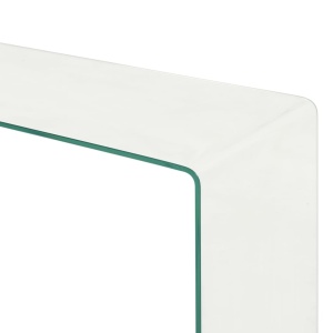 Set măsuțe de cafea, 2 piese, 90x30x20/110x30x40 cm, sticlă - Img 4