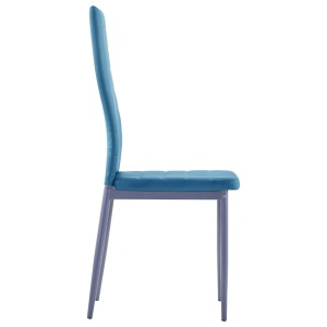 Set mobilier de bucătărie, 7 piese, albastru - Img 12