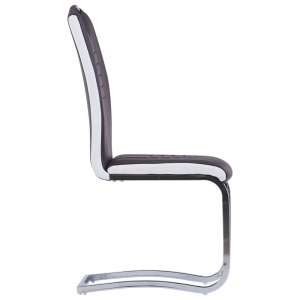 Set mobilier de bucătărie, 7 piese, maro, piele ecologică - Img 7