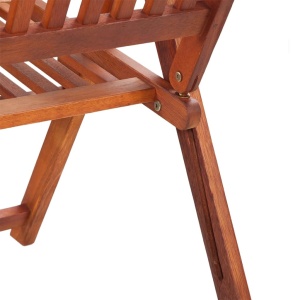 Set mobilier de exterior, 7 piese, lemn masiv de acacia - Img 7
