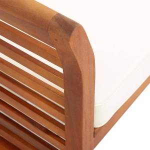 Set mobilier de exterior cu perne 7 piese lemn masiv de acacia - Img 5