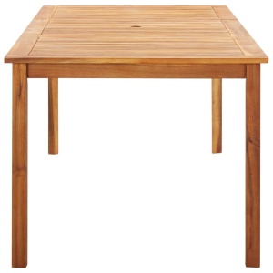 Set mobilier de grădină, 9 piese, gri, poliratan &amp; lemn acacia - Img 4