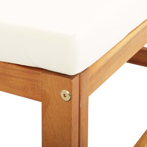 Set mobilier grădină cu perne, 5 piese, lemn masiv acacia - Img 10