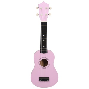 Set ukulele soprano, cu husă, pentru copii, roz, 21" - Img 5
