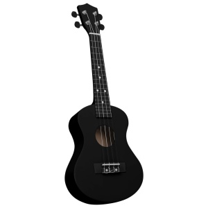 Set ukulele Soprano pentru copii, cu husă, negru, 23" - Img 8