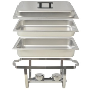 Set vase incălzire mâncare, 3 piese, oțel inoxidabil - Img 8