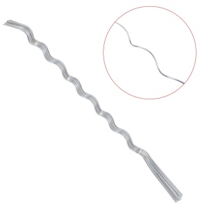 Spirale pentru suport plante, 50 buc., 170 cm, oțel galvanizat - Img 2